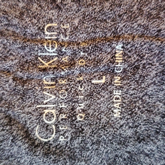 Calvin Klein performance gray shirt size Large - Picture 5 of 11